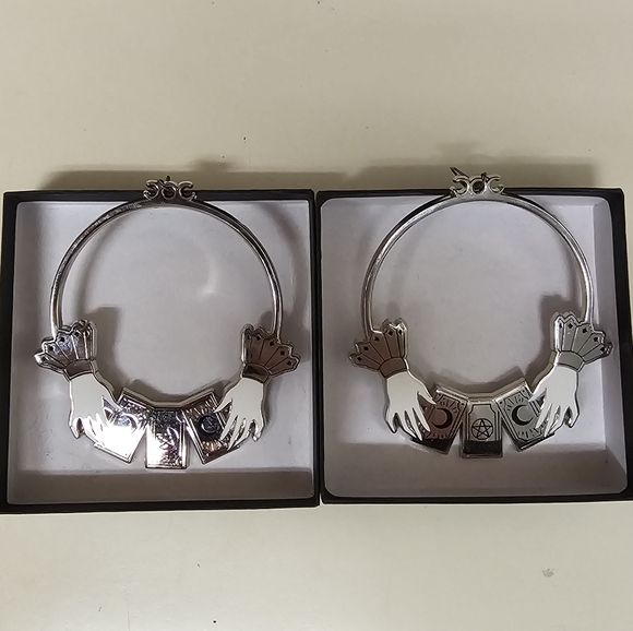 Gothic Fortune Teller Statement Earrings- The Pickety Witch - Picture 2 of 3